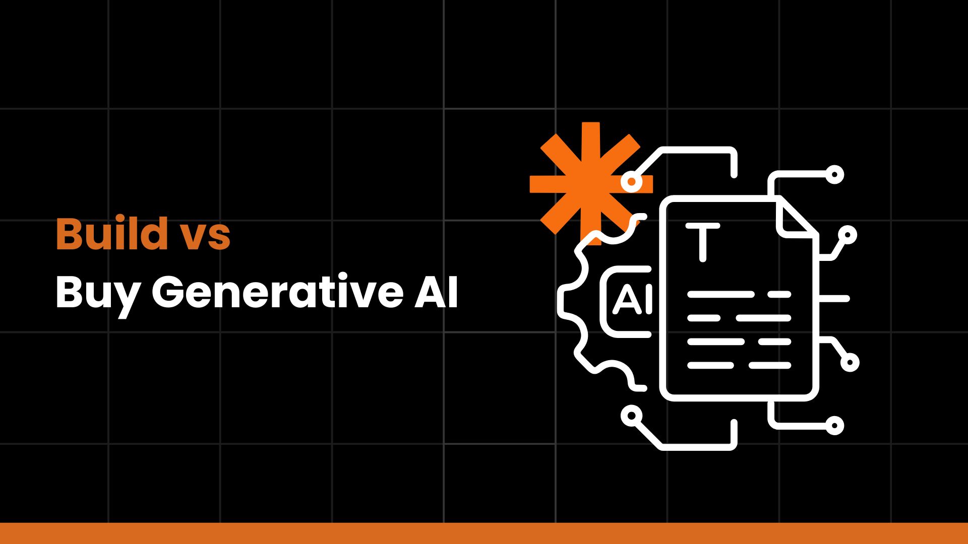 Build vs Buy Generative AI